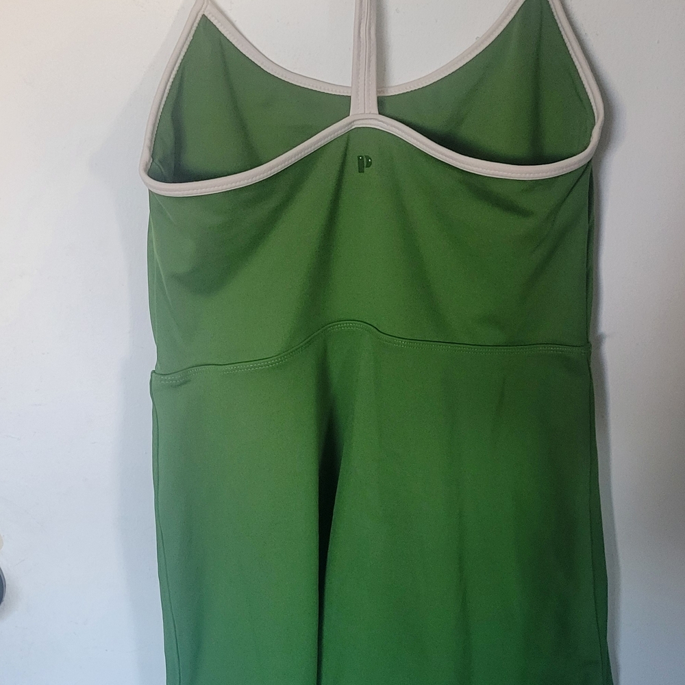 PacSun Green Dress with White Trim